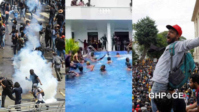 sri lanka protest President Gotabaya Rajapaksa's pool-1