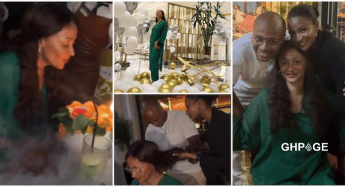 Dede Ayew's mother celebrates her 54th birthday in style