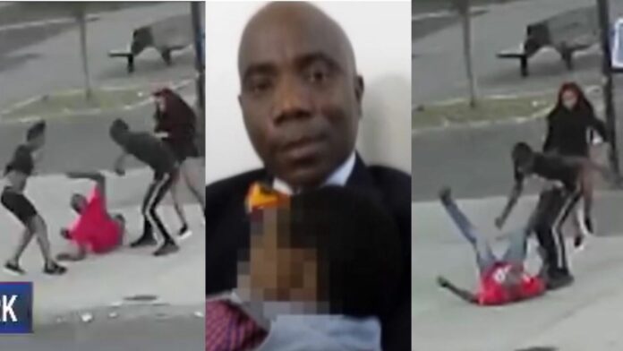 CCTV footage of lynching of Ghanaian taxi driver in the US