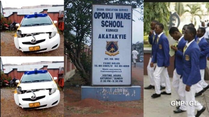 Grid of Opoku Ware school and Taxi