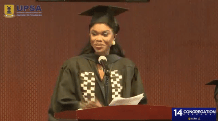 UPSA: Becca delivers the most impressive speech as valedictorian