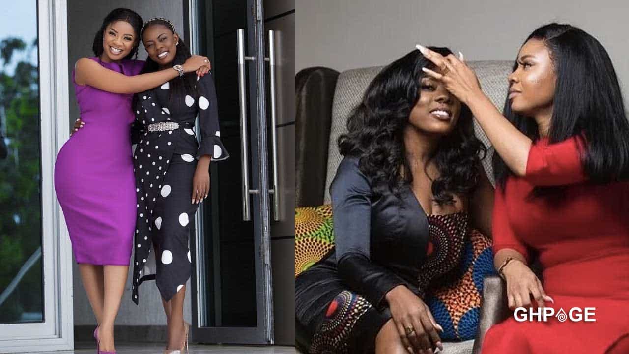 Photo grid of Serwaa Amihere and Nana Aba Anamoah