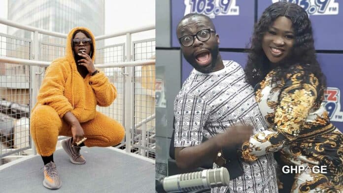 Sista-Afia and Andy Dosty after interview on Hitz FM