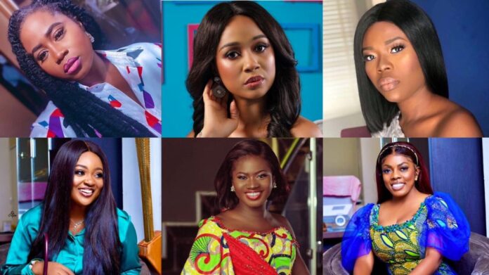 A list of over 16 successful Ghanaian female celebrities who are still single and unmarried in 2022.
