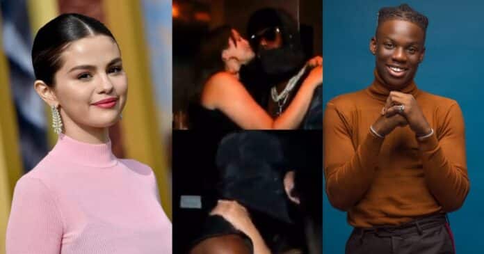 Video: Selena Gomez spotted kissing Rema passionately at concert