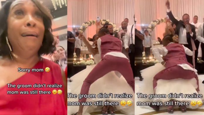 Mum cries after seeing what groom was doing to daughter bride at wedding