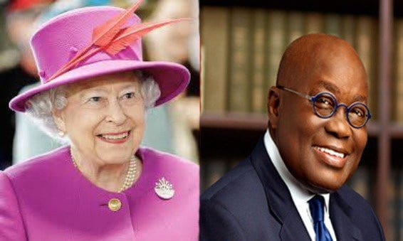 President Nana Addo reacts to Queen Elizabeth II's death