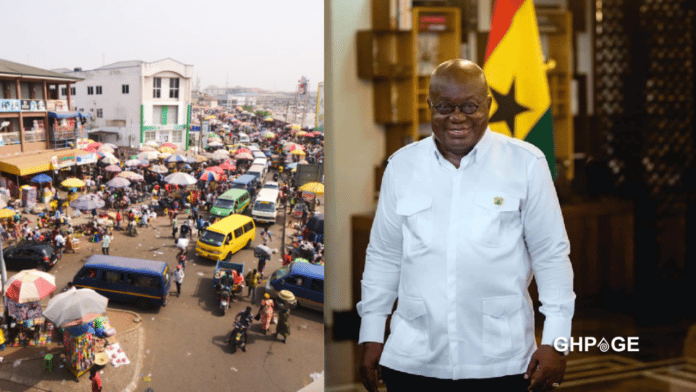 Kumasi residents praise Nana Addo for solving all of their problems