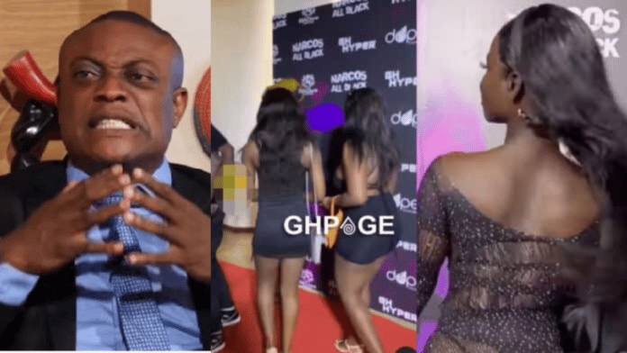Maurice Ampaw calls for the arrest of ladies who dressed half-naked to ‘Narcos All Black Party’