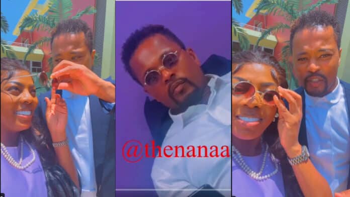 Nana Aba is all over Patrice Evra as they get cozy in fresh video