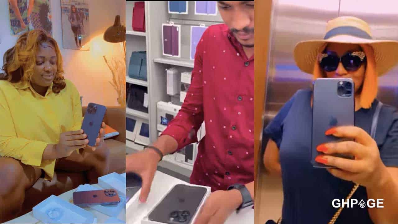 Diamond Appiah buys an iPhone 14 shortly after Tracey Boakye showed off ...
