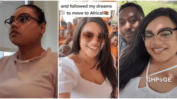 Lady quits her job in the US to be with her man in Ghana