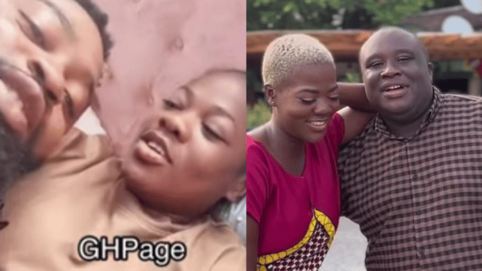 Netizens admonish Asantewaa for sharing a new lovey-dovey video with her manager