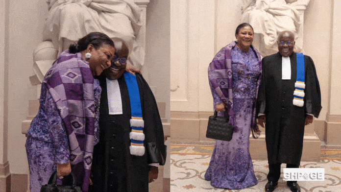 Rebecca Akufo-Addo has congratulated her husband, President Nana Addo Dankwa Akufo-Addo