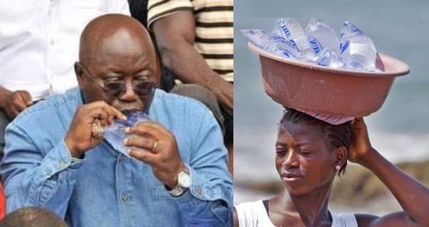 Sachet water will be sold at ¢0.60 starting Monday
