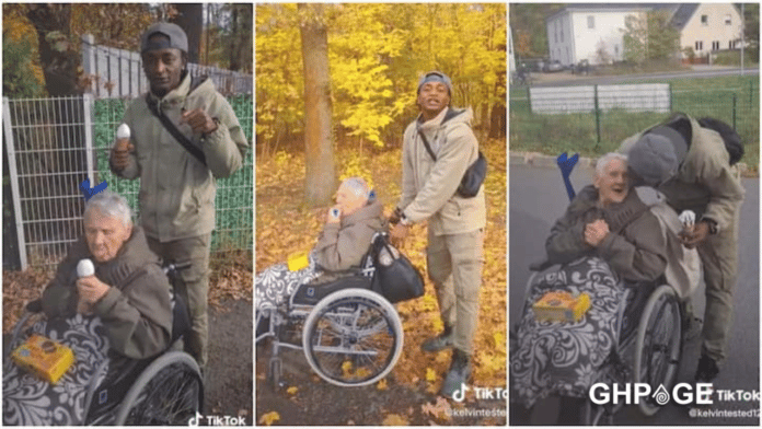 Youngman happily flaunts his 79-year-old girlfriend