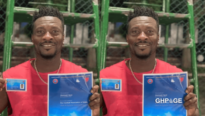 Asamoah Gyan bags UEFA license B coaching certificate