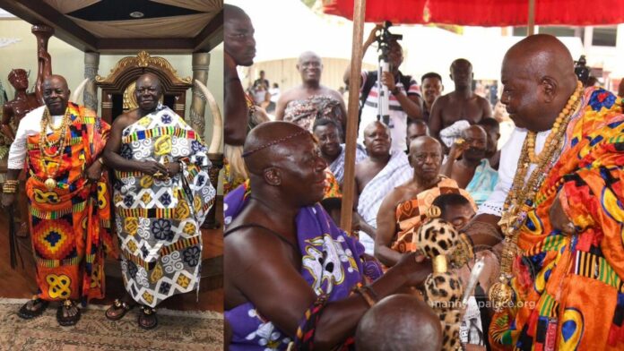 Why does the Asantehene attend Hogbetsotso of the Anlos?