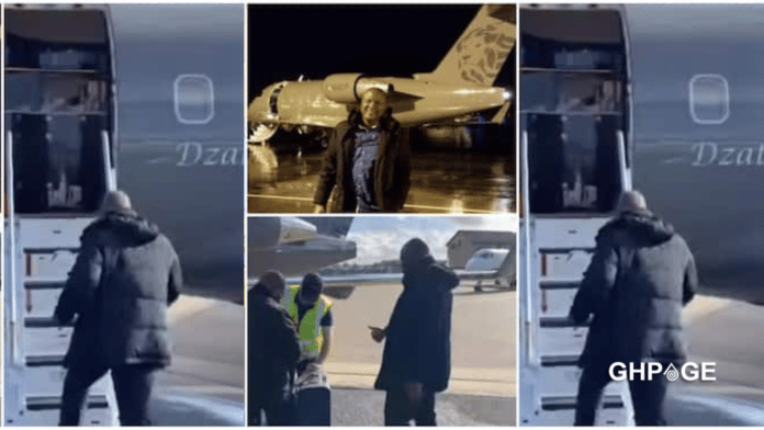 Ibrahim Mahama flaunts the interior and exterior of his private jet