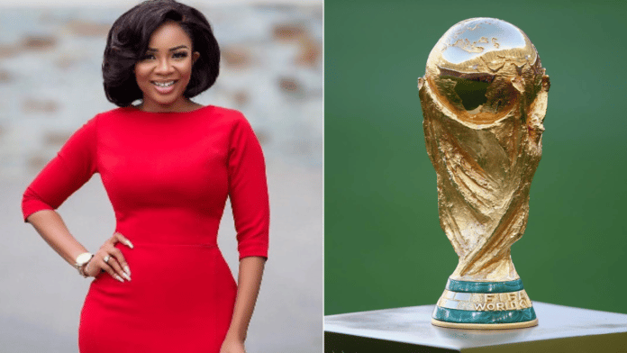 Netizens slam Serwaa Amihere for predicting Ghana will lift the world cup