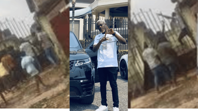 Okese Okese 1 jumps wall to meet his father dead - GhPage