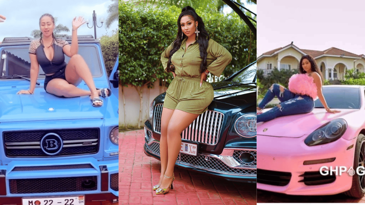 Tall list of all the expensive cars owned by Hajia4Real - GhPage