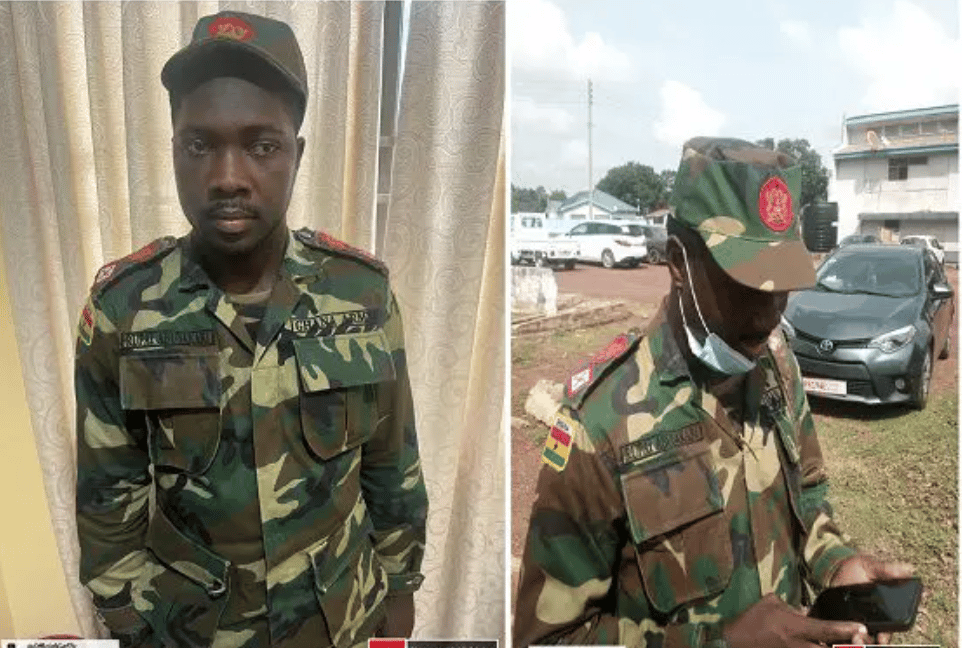 Fake soldier busted at Burna Camp