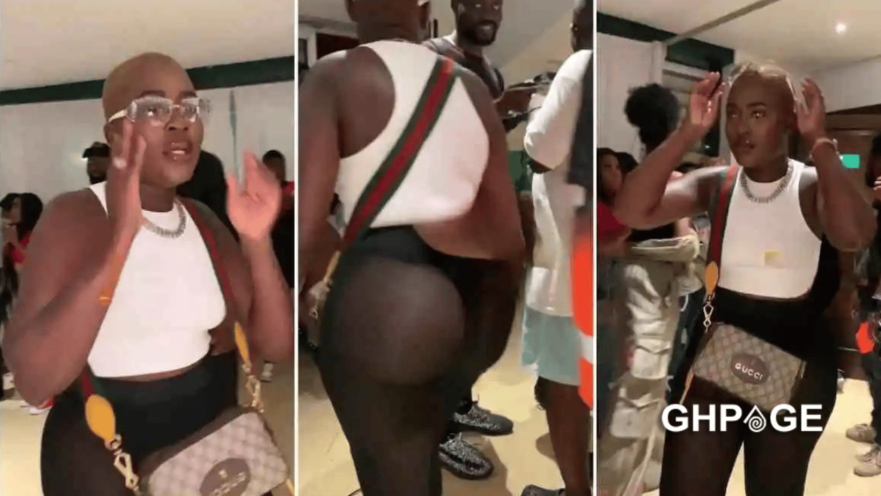 Fella Makafui storms Wizkid's concert almost naked