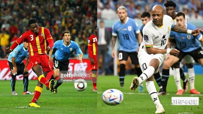 History in play, 12 years on - Black Stars lost to Uruguay after missing a penalty