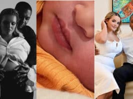 Mahama’s son and Algerian wife welcome their 1st child [Photos]
