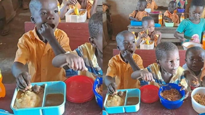 Trending photo of schoolkid who sent bowl of fufu to Our Day