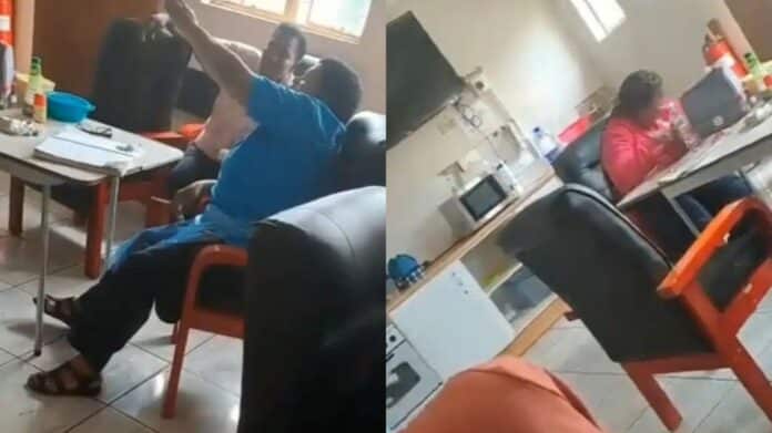 Angry patient throws his urine at nurses