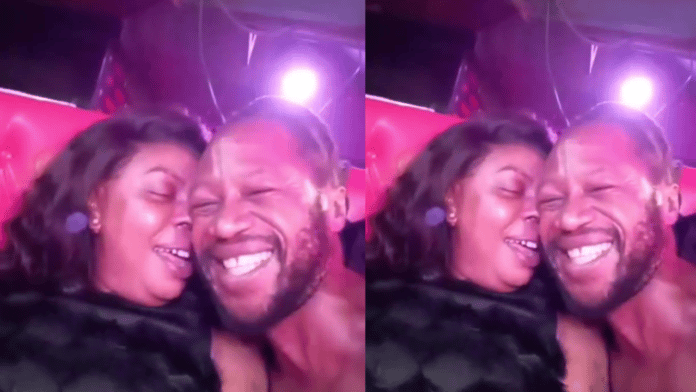 Drunk Afia Schwar cuddles her alleged new boyfriend in public