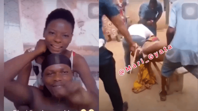 Father lashes his SHS 2 daughter for visiting her boyfriend