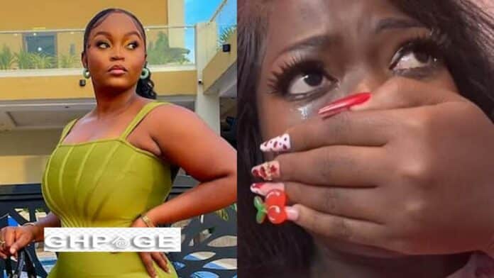 Eyram Rice Cyril's baby mama, Eyram curses Asantewaa on Alpha Hour Midnight prayer ...