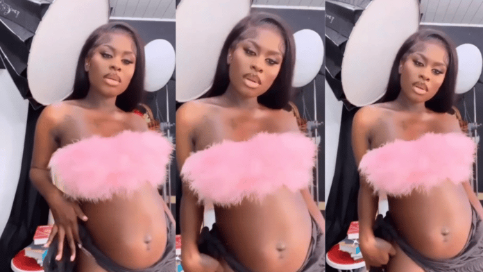 Heavily pregnant Yaa Jackson seductively dances in new video