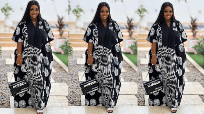 Jackie Appiah flaunts her Ghc 18k Bubbery bag