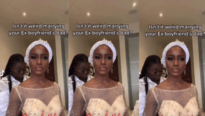 Lady marries ex-boyfriend's father in a plush ceremony