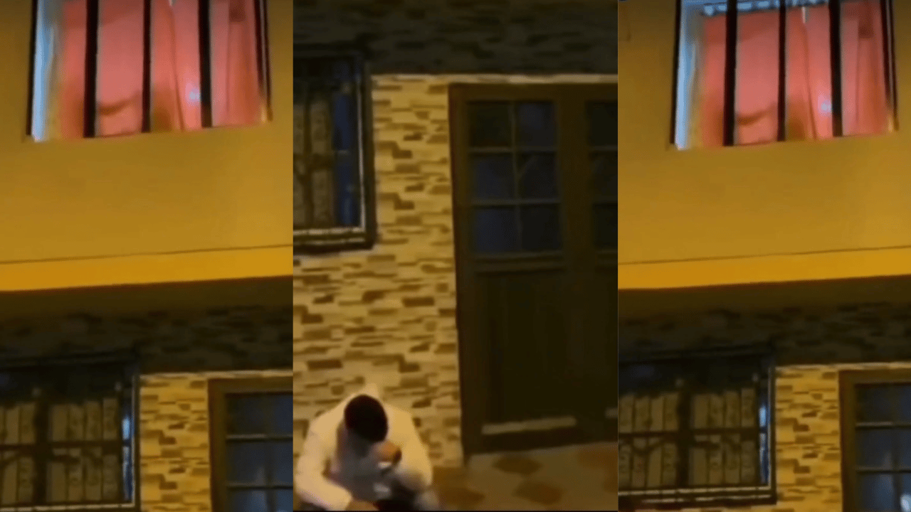 Man storms girlfriend's house to surprise her on her birthday only to find her sleeping with another man