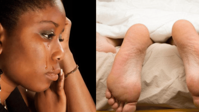 My husband pays different men to sleep with me - Wife laments