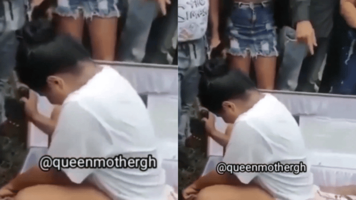 A prostitute shows up at a faithful client's funeral and twerks on his body.