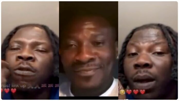 Stonebwoy's angrily react after Asamoah Gyan mentioned Blakk Cedi