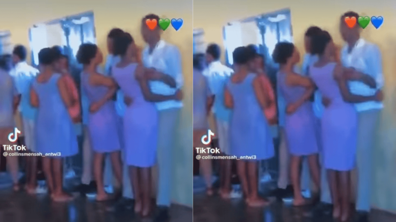 Video of SHS 2 students smooching
