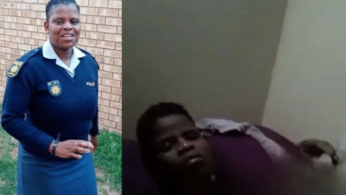 Video of South African female police officer having sex with her son