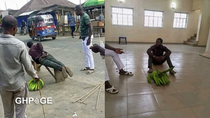 man caned for stealing plantain-ft