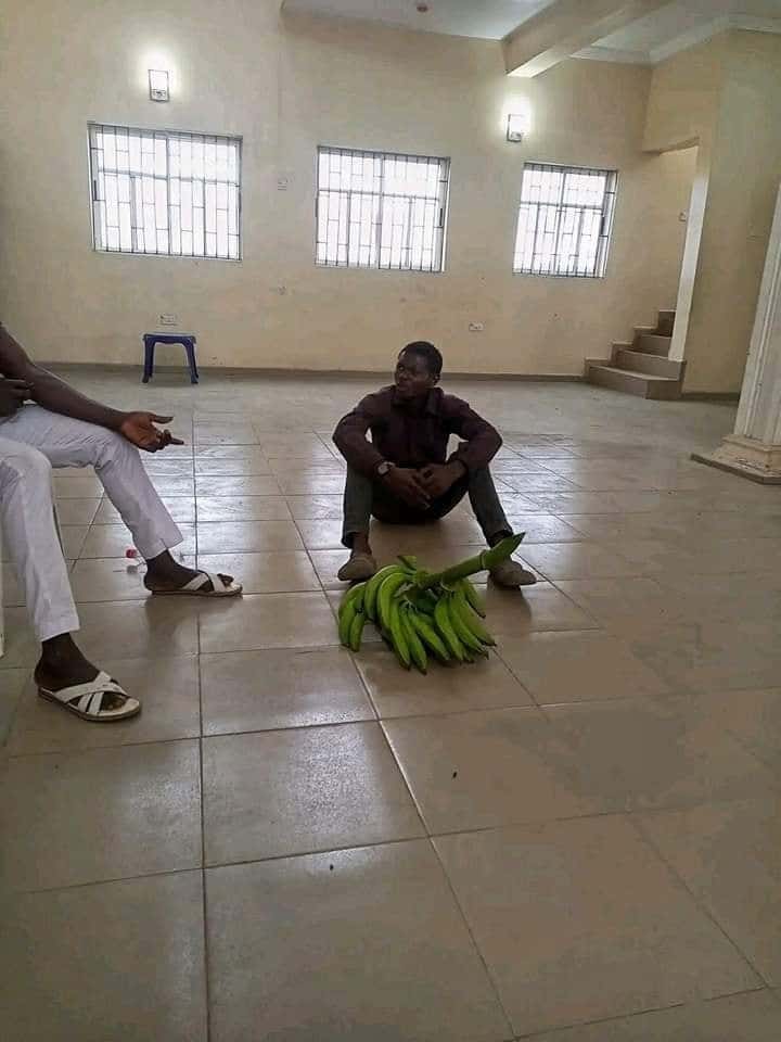 man caned for stealing plantain