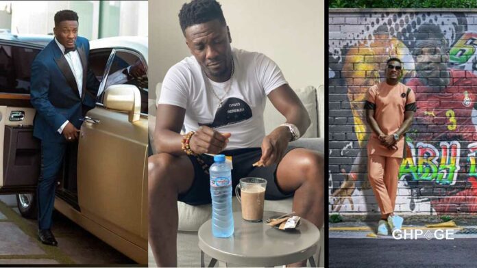 Grid of Asamoah-Gyan at different locations