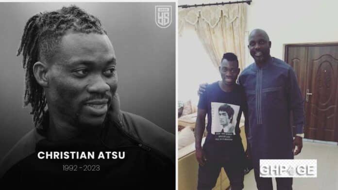 Atsu-&-Oppong-Weah George Weah and Christian Atsu