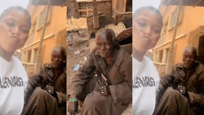 Beautiful lady showers massive love on her mentally challenged father on his birthday