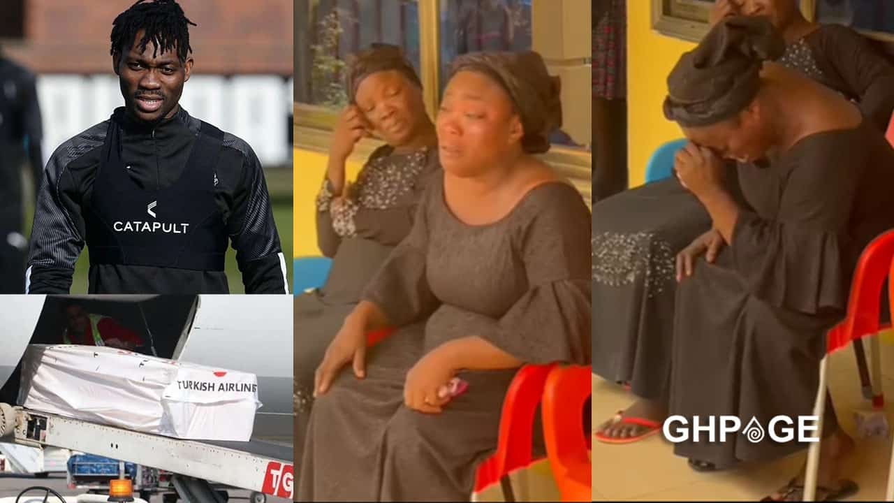 Tears flow at Christian Atsu's family house as they prepare to receive